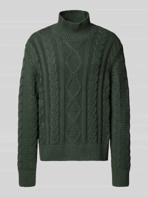 Golf o kroju regular fit z czystej bawełny model ‘UFFE’ Selected Homme