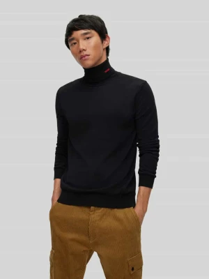 Golf o kroju regular fit z wełny merino model ‘SAN THOMAS’ HUGO