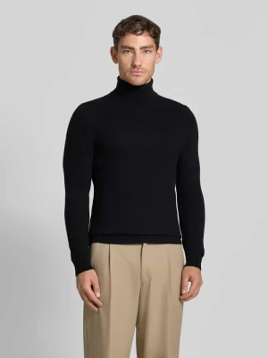 Golf o kroju regular fit z mieszanki wełny z domieszką kaszmiru MCNEAL