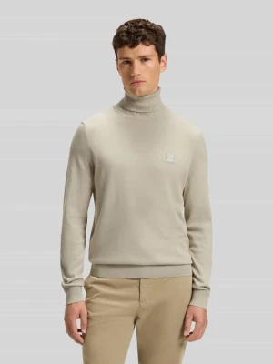 Golf o kroju regular fit z mieszanki bawełny i kaszmiru model ‘'AKIRO_S’ Boss Orange