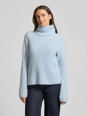 Golf o kroju regular fit z mieszanki wełny i wełny z alpaki model ‘FALODINA’ Boss Orange