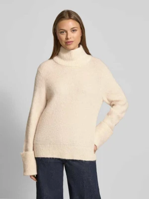 Golf o kroju regular fit z mieszanki wełny i wełny z alpaki model ‘SIA’ Selected Femme