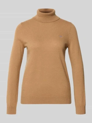 Golf o kroju regular fit z mieszanki wełny model ‘Extrafine’ Gant
