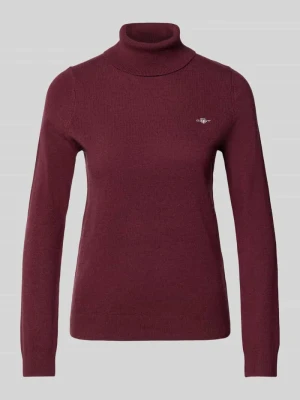 Golf o kroju regular fit z mieszanki wełny model ‘Extrafine’ Gant