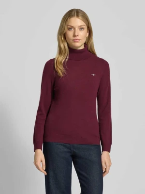 Golf o kroju regular fit z mieszanki wełny model ‘Extrafine’ Gant