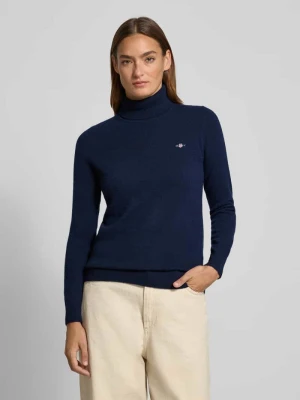 Golf o kroju regular fit z mieszanki wełny model ‘Extrafine’ Gant