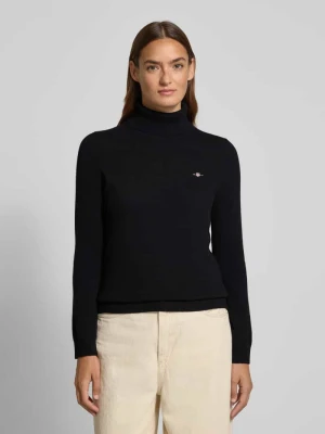Golf o kroju regular fit z mieszanki wełny model ‘Extrafine’ Gant