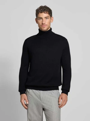 Golf o kroju regular fit z mieszanki żywej wełny model ‘Lupetto’ Armani Exchange