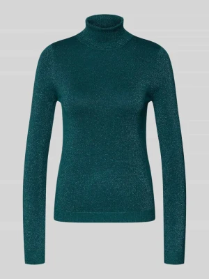 Golf o kroju slim fit z mieszanki wiskozy model ‘HAPPYSHINE’ Vero Moda