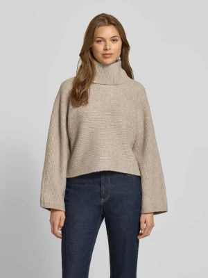 Golf o pudełkowym kroju z efektem prążkowania Zero