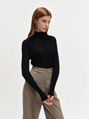 Golf z ażurową fakturą Top Secret