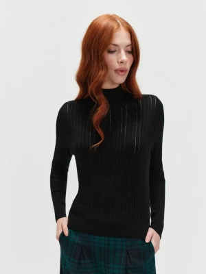 Golf z ażurową fakturą Top Secret