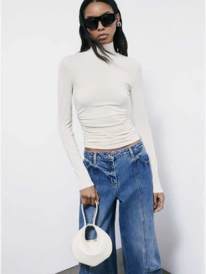 Golf z dżerseju z drapowaniem PATRIZIA PEPE