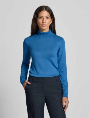 Golf z mieszanki wiskozy z detalem z logo MORE & MORE