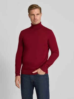 Golf z żywej wełny i detalem z logo JOOP! Collection