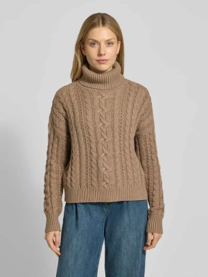 Golf ze ściegiem warkoczowym model ‘FURQAN’ Lauren Ralph Lauren