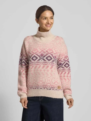 Golf ze wzorem na całej powierzchni model ‘Highland’ Dale of Norway