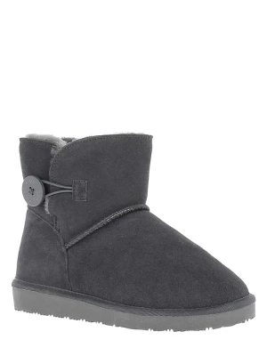 Gooce Skórzane botki zimowe "Crestone" w kolorze antracytowym rozmiar: 39