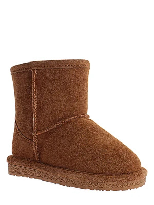 Gooce Skórzane botki zimowe "Ethel Toddler" w kolorze jasnobrązowym rozmiar: 23