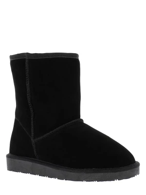 Gooce Skórzane botki zimowe "Fairfield" w kolorze czarnym rozmiar: 38