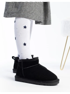 Gooce Skórzane botki zimowe "Mindiki" w kolorze czarnym rozmiar: 31