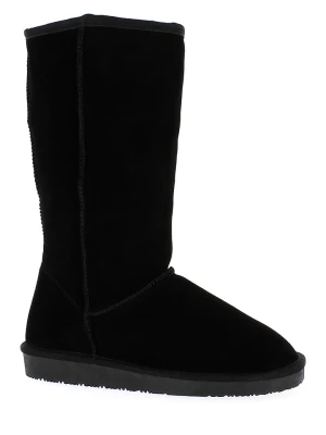 Gooce Skórzane kozaki zimowe "Elidir" w kolorze czarnym rozmiar: 37