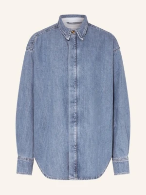 Good American Bluzka Jeansowa Oversize blau