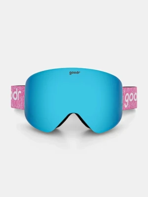 Goodr gogle narciarskie Snow G Bunny Slope Dropout kolor niebieski G00172
