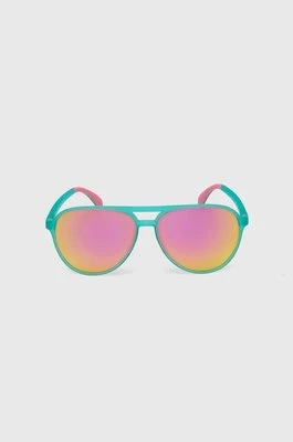 Goodr okulary przeciwsłoneczne Mach Gs Kitty Hawkers Ray Blockers kolor turkusowy GO-865655