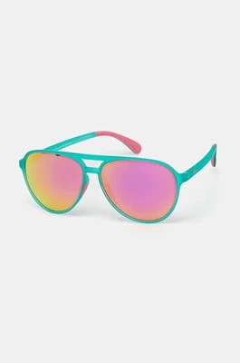 Goodr okulary przeciwsłoneczne Mach Gs Kitty Hawkers Ray Blockers kolor zielony GO-865655