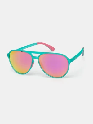 Goodr okulary przeciwsłoneczne Mach Gs Kitty Hawkers Ray Blockers kolor zielony GO-865655