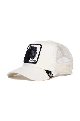 Goorin Bros czapka The Panther kolor biały z aplikacją 101-0381