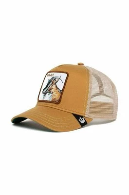 Goorin Bros czapka The GOAT kolor brązowy z nadrukiem 101-0385