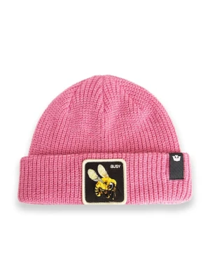 Goorin Bros czapka The Busy Beanie kolor różowy 107-2494