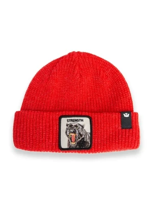 Goorin Bros czapka The Strength Beanie kolor pomarańczowy 107-2490