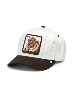 Goorin Bros czapka z daszkiem bawełniana Pinstripe Lion biały