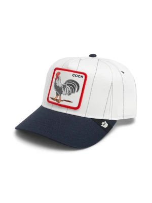 Goorin Bros czapka z daszkiem bawełniana Pinstripe Rooster biały