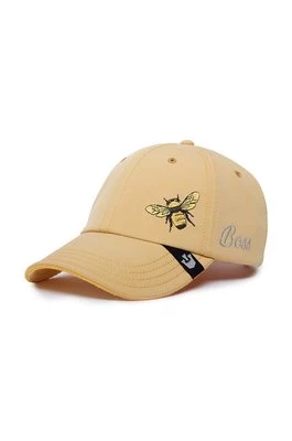 Goorin Bros czapka z daszkiem Honey Love kolor żółty z aplikacją 101-0854