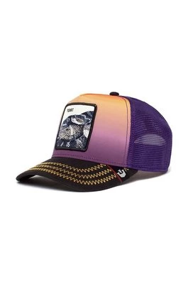 Goorin Bros czapka z daszkiem kolor fioletowy wzorzysta