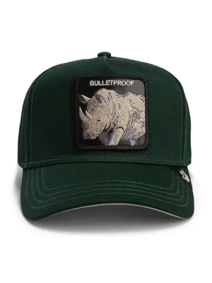 Goorin Bros czapka z daszkiem The Bulletproof Rhino kolor zielony z aplikacją 101-1677