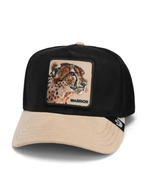 Goorin Bros czapka z daszkiem The Suede Cheetah kolor czarny z aplikacją 101-1848