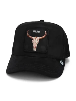 Goorin Bros czapka z daszkiem The Suede Skull kolor czarny z aplikacją 101-2125