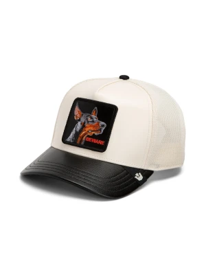 Goorin Bros czapka z daszkiem trucker Faux Leather Doberman biały