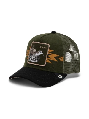 Goorin Bros czapka z daszkiem trucker z dodatkiem wełny Canyon Outlaw zielony