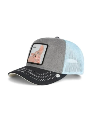 Goorin Bros czapka z daszkiem z dodatkiem bawełny Cute Remix kolor szary 101-2600