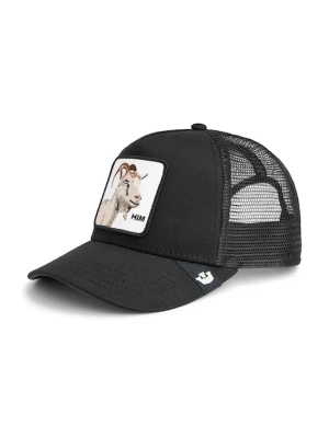 Goorin Bros czapka z daszkiem z dodatkiem bawełny Him Trucker kolor czarny 101-2456