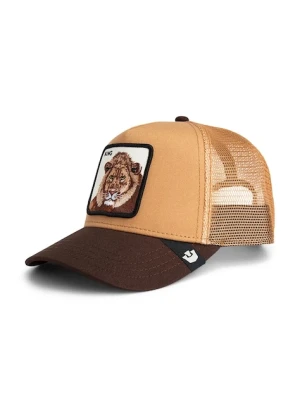 Goorin Bros czapka z daszkiem z dodatkiem bawełny King Trucker kolor brązowy 101-2459