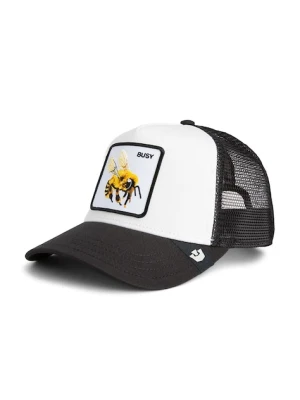 Goorin Bros czapka z daszkiem z dodatkiem bawełny The Busy Bee kolor biały 101-2420