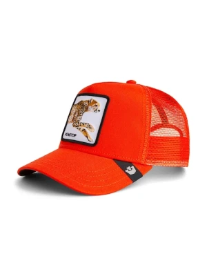 Goorin Bros czapka z daszkiem z dodatkiem bawełny The Nonstop Cheetah kolor pomarańczowy 101-2383