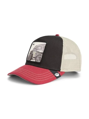 Goorin Bros czapka z daszkiem z dodatkiem bawełny Tricolor Tortiouse kolor czarny 101-2337